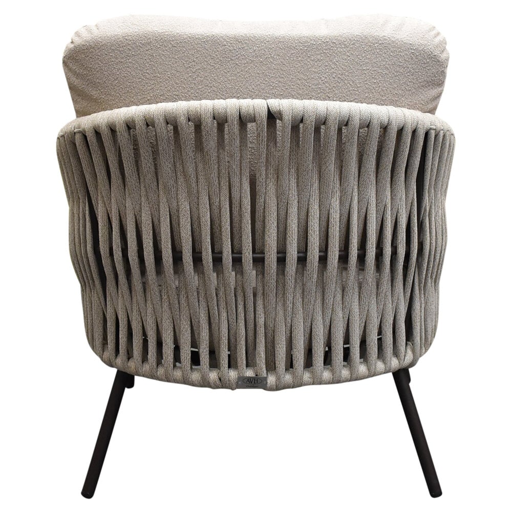 AVH-Collectie Sarenza stoel bank loungeset 5 delig zand rope terre frame AVH-Collectie Sarenza stoel bank loungeset 5 delig zand rope terre frame
