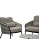 AVH-Collectie Sarenza stoel bank loungeset 5 delig zand rope terre frame AVH-Collectie Sarenza stoel bank loungeset 5 delig zand rope terre frame