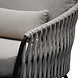 AVH-Collectie Sarenza hoek loungeset 4 delige zand rope terre frame AVH-Collectie Sarenza hoek loungeset 4 delige zand rope terre frame