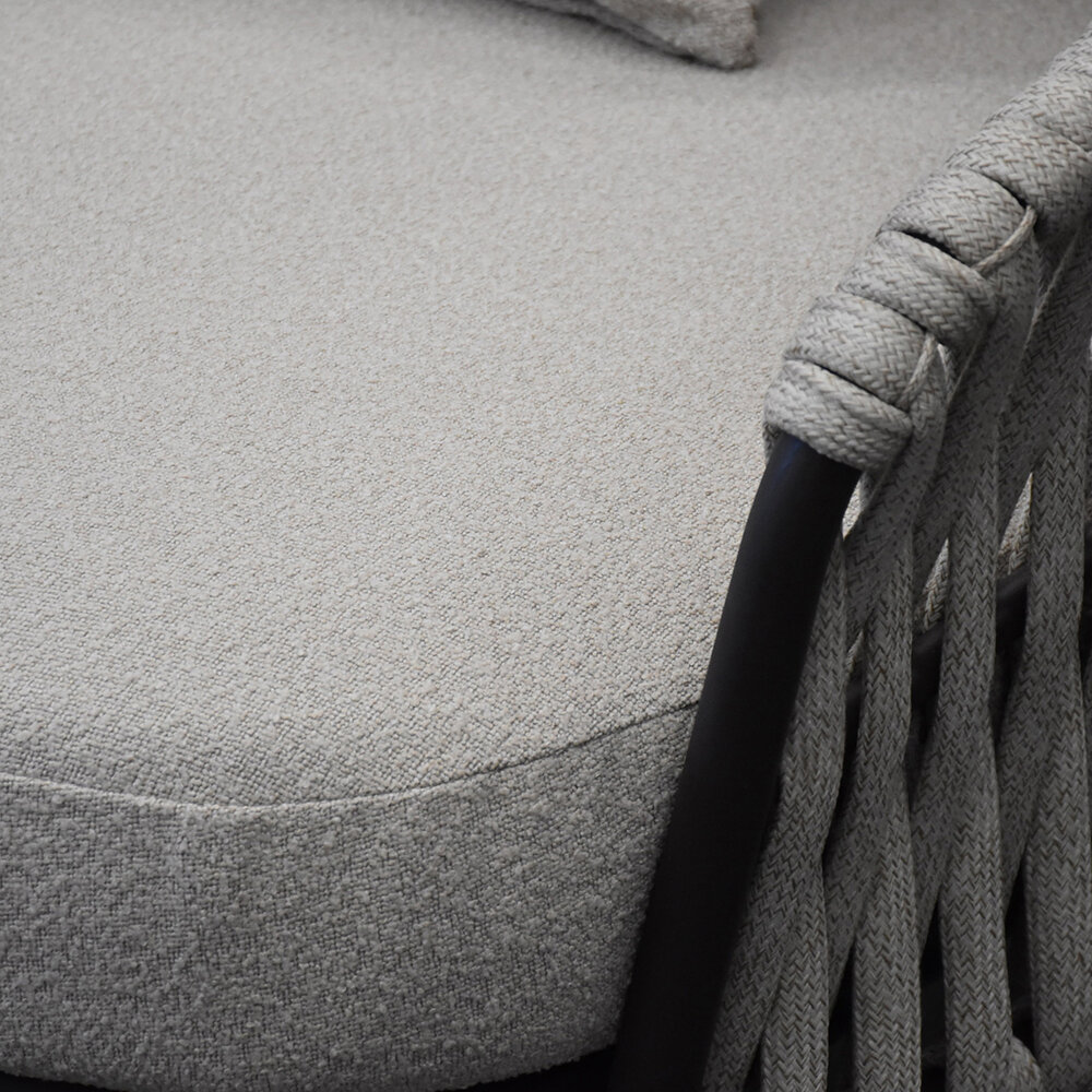 AVH-Collectie Sarenza hoek loungeset 4 delige zand rope terre frame AVH-Collectie Sarenza hoek loungeset 4 delige zand rope terre frame