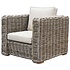 Nissah lounge tuinstoel naturel rotan off-white kussens Nissah lounge tuinstoel naturel rotan off-white kussens