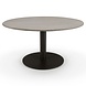 AVH-Collectie Union dining tafel 140x140x75 cm terre polystone travertine AVH-Collectie Union dining tafel 140x140x75 cm terre polystone travertine