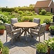 AVH-Collectie Quincy Saigon dining tuinset 120xH75 cm 5 delig latte polywood AVH-Collectie Quincy Saigon dining tuinset 120xH75 cm 5 delig latte polywood