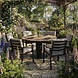 AVH-Collectie Palazzo Lola dining tuinset 160xH75 cm 7 delig antraciet teak