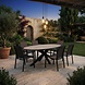AVH-Collectie Puccini Malaga dining tuinset 220x120xH75 cm 7 delig antraciet keramiek AVH-Collectie Puccini Malaga dining tuinset 220x120xH75 cm 7 delig antraciet keramiek