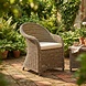 AVH-Collectie Roma dining tuinstoel naturel rotan off-white AVH-Collectie Roma dining tuinstoel naturel rotan off-white