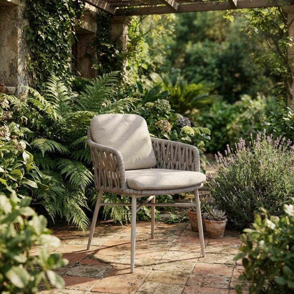 AVH-Collectie Luxor dining tuinstoel sand AVH-Collectie Luxor dining tuinstoel sand