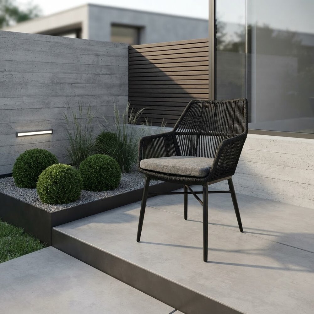 AVH-Collectie Chianti dining tuinstoel zwart rope - Gracebay 161 AVH-Collectie Chianti dining tuinstoel zwart rope - Gracebay 161