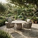 AVH-Collectie Sarenza Dante dining tuinset 140xH75 cm 6 delig zand AVH-Collectie Sarenza Dante dining tuinset 140xH75 cm 6 delig zand