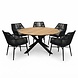 AVH-Collectie San Jose Chianti dining tuinset 150xH74 cm 6 delig antraciet teak AVH-Collectie San Jose Chianti dining tuinset 150xH74 cm 6 delig antraciet teak