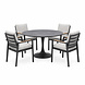 AVH-Collectie Flair Lola dining tuinset 120xH75 cm 5 delig antraciet keramiek AVH-Collectie Flair Lola dining tuinset 120xH75 cm 5 delig antraciet keramiek