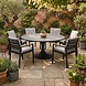 AVH-Collectie Flair Lola dining tuinset 158xH75 cm 7 delig antraciet keramiek AVH-Collectie Flair Lola dining tuinset 158xH75 cm 7 delig antraciet keramiek