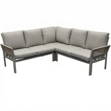 AVH-Collectie Saigon hoek loungeset 3 delig latte zand aluminium AVH-Collectie Saigon hoek loungeset 3 delig latte zand aluminium