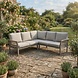 AVH-Collectie Saigon hoek loungeset 3 delig latte zand aluminium AVH-Collectie Saigon hoek loungeset 3 delig latte zand aluminium