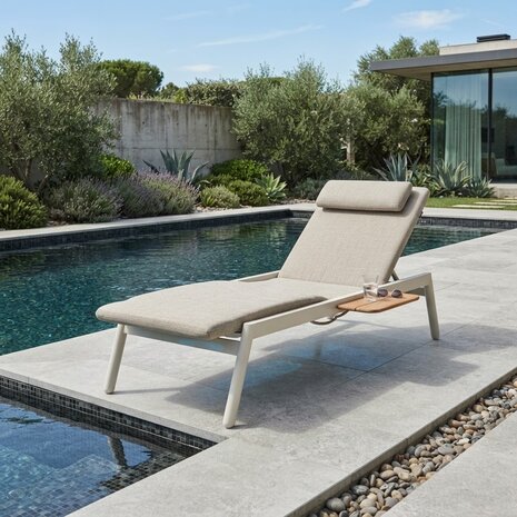 AVH-Collectie Zinfandel ligbed 198x72x47 cm latte AVH-Collectie Zinfandel ligbed 198x72x47 cm latte