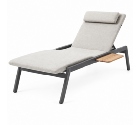 AVH-Collectie Zinfandel ligbed 198x72x47 cm antraciet AVH-Collectie Zinfandel ligbed 198x72x47 cm antraciet