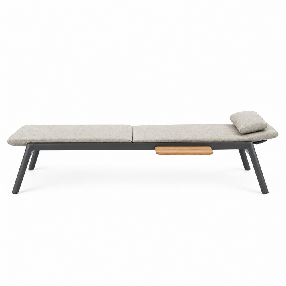 AVH-Collectie Zinfandel ligbed 198x72x47 cm antraciet AVH-Collectie Zinfandel ligbed 198x72x47 cm antraciet