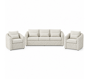 AVH-Collectie Amora stoel bank loungeset 3 delig zand rope AVH-Collectie Amora stoel bank loungeset 3 delig zand rope