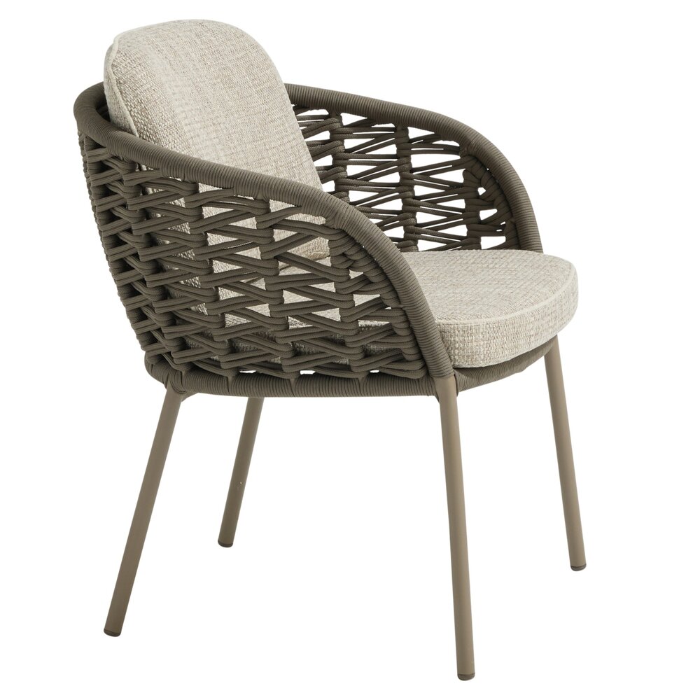 4 Seasons Outdoor Vera dining tuinstoel mocca 4 Seasons Outdoor