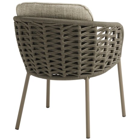 4 Seasons Outdoor Vera dining tuinstoel mocca 4 Seasons Outdoor