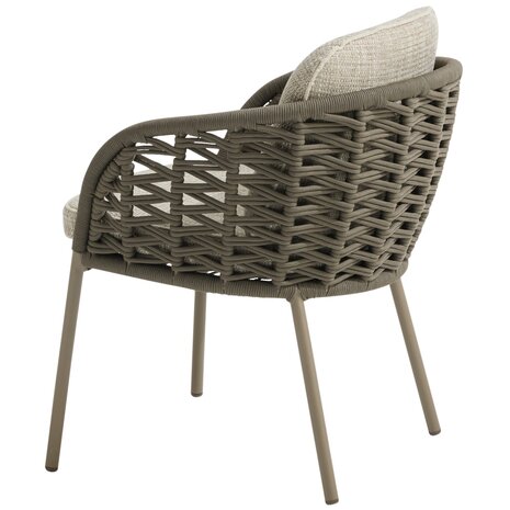 4 Seasons Outdoor Vera dining tuinstoel mocca 4 Seasons Outdoor