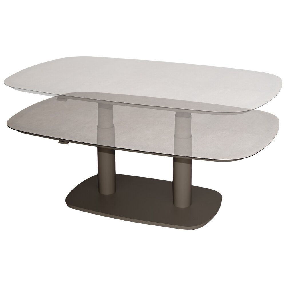 Taste 4SO Paros in hoogte verstelbare tafel printed ceramic 140x85 cm terre Taste 4SO Taste 4SO Paros in hoogte verstelbare tafel printed ceramic 140x85 cm terre Taste 4SO