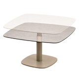 Taste 4SO Paros in hoogte verstelbare tafel printed ceramic 100x100 cm latte Taste 4SO Taste 4SO Paros in hoogte verstelbare tafel printed ceramic 100x100 cm latte Taste 4SO