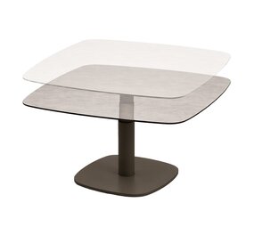 Taste 4SO Paros in hoogte verstelbare tafel printed ceramic 100x100 cm terre Taste 4SO Taste 4SO Paros in hoogte verstelbare tafel printed ceramic 100x100 cm terre Taste 4SO