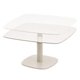Taste 4SO Paros in hoogte verstelbare tafel printed ceramic 100x100 cm linen Taste 4SO Taste 4SO Paros in hoogte verstelbare tafel printed ceramic 100x100 cm linen Taste 4SO