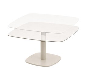 Taste 4SO Paros in hoogte verstelbare tafel printed ceramic 100x100 cm linen Taste 4SO Taste 4SO Paros in hoogte verstelbare tafel printed ceramic 100x100 cm linen Taste 4SO