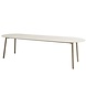 Taste 4SO Alba dining tuintafel 280x100xH75 cm keramiek oyster mocca Taste 4SO
