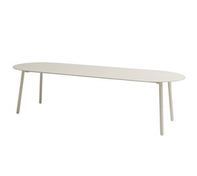 Taste 4SO Alba dining tuintafel 280x100xH75 cm keramiek oyster linen Taste 4SO