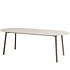 Alba dining tuintafel 220x100xH75 cm keramiek oyster mocca Taste 4SO