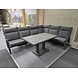 AVH-Collectie Showroommodel Pacific hoek dining loungeset 5 delig aluminium verstelbaar antraciet AVH-Collectie Showroommodel Pacific hoek dining loungeset 5 delig aluminium verstelbaar antraciet