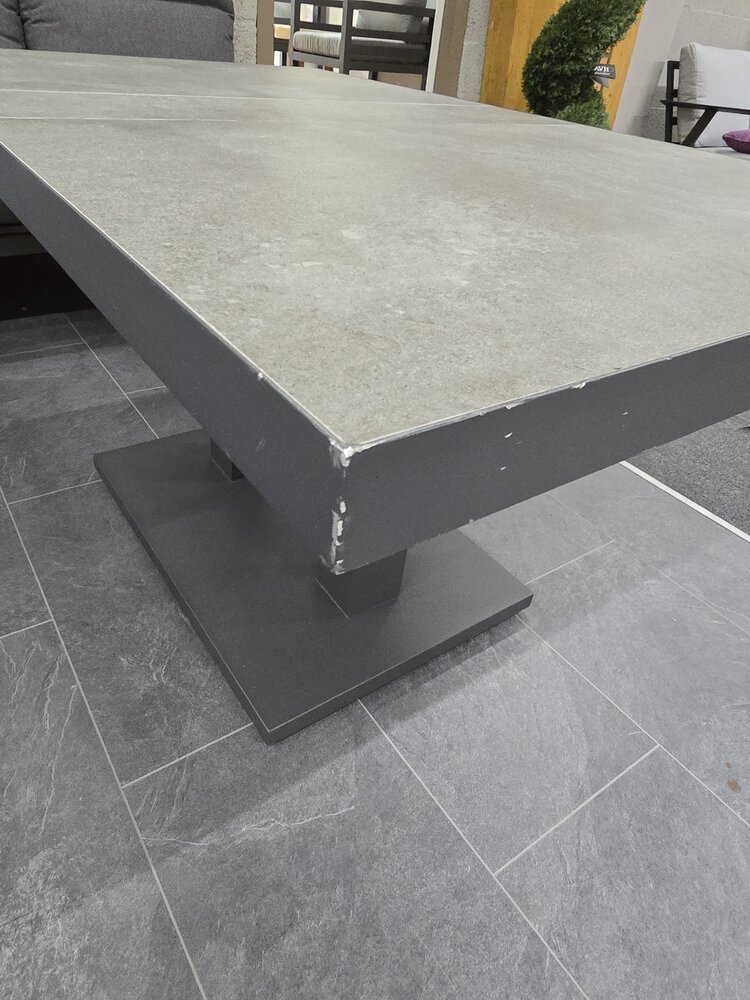 AVH-Collectie Showroommodel Pacific hoek dining loungeset 5 delig aluminium verstelbaar antraciet AVH-Collectie Showroommodel Pacific hoek dining loungeset 5 delig aluminium verstelbaar antraciet
