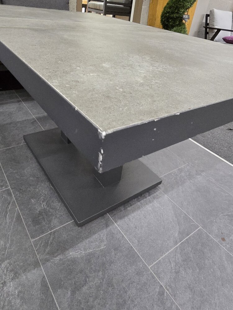AVH-Collectie Showroommodel Pacific hoek dining loungeset 5 delig aluminium verstelbaar antraciet AVH-Collectie Showroommodel Pacific hoek dining loungeset 5 delig aluminium verstelbaar antraciet
