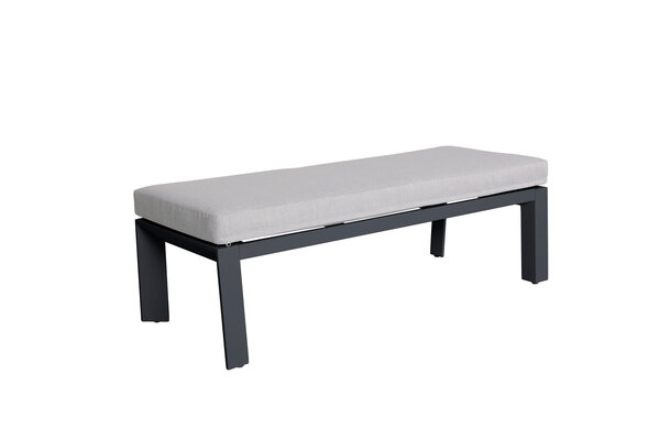 AVH-Collectie Showroommodel Jamaica stoel bank dining loungeset 5 delig aluminium antraciet AVH-Collectie Showroommodel Jamaica stoel bank dining loungeset 5 delig aluminium antraciet