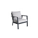 AVH-Collectie Showroommodel Jamaica stoel bank dining loungeset 5 delig aluminium antraciet AVH-Collectie Showroommodel Jamaica stoel bank dining loungeset 5 delig aluminium antraciet