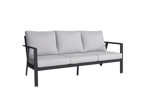 AVH-Collectie Showroommodel Jamaica stoel bank dining loungeset 5 delig aluminium antraciet AVH-Collectie Showroommodel Jamaica stoel bank dining loungeset 5 delig aluminium antraciet