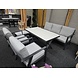 AVH-Collectie Showroommodel Jamaica stoel bank dining loungeset 5 delig aluminium antraciet AVH-Collectie Showroommodel Jamaica stoel bank dining loungeset 5 delig aluminium antraciet