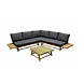 AVH-Collectie Showroommodel Piton hoek loungeset 4 delig bamboe AVH-Collectie Showroommodel Piton hoek loungeset 4 delig bamboe