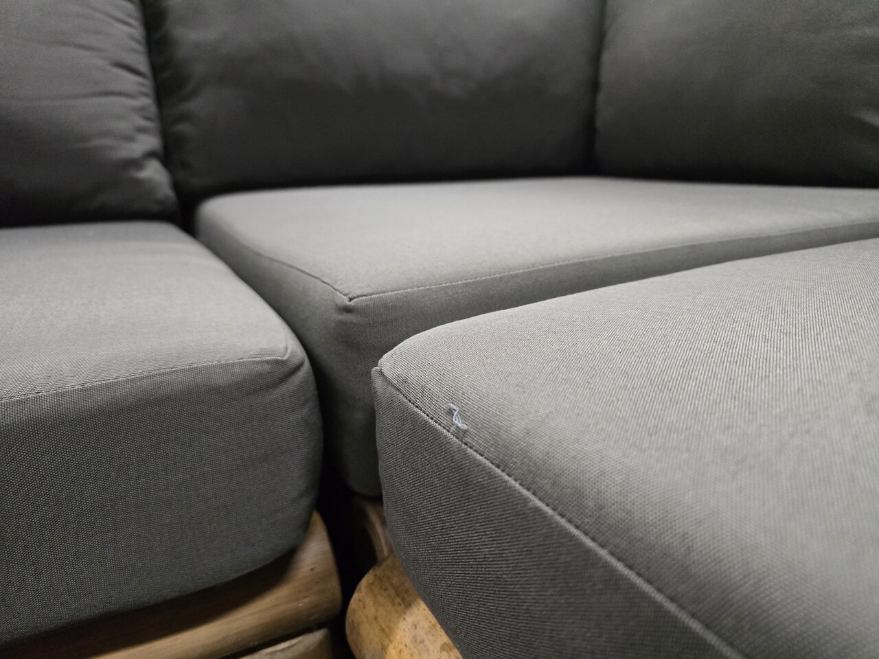 AVH-Collectie Showroommodel Piton hoek loungeset 4 delig bamboe AVH-Collectie Showroommodel Piton hoek loungeset 4 delig bamboe