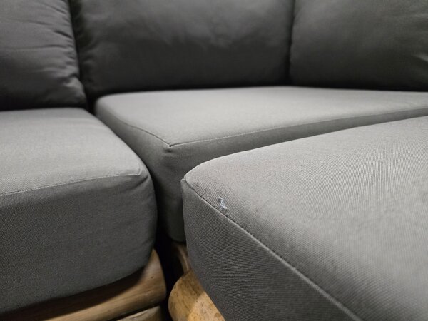 AVH-Collectie Showroommodel Piton hoek loungeset 4 delig bamboe AVH-Collectie Showroommodel Piton hoek loungeset 4 delig bamboe