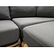 AVH-Collectie Showroommodel Piton hoek loungeset 4 delig bamboe AVH-Collectie Showroommodel Piton hoek loungeset 4 delig bamboe