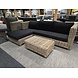 AVH-Collectie Showroommodel Toronto chaise longue loungeset rechts 3-delig naturel rotan AVH-Collectie Showroommodel Toronto chaise longue loungeset rechts 3-delig naturel rotan