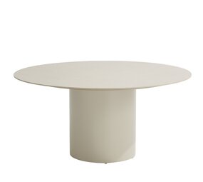 Taste 4SO Bosco dining tuintafel 160xH75 cm rond keramiek oyster linen Taste 4SO Taste 4SO Bosco dining tuintafel 160xH75 cm rond keramiek oyster linen Taste 4SO
