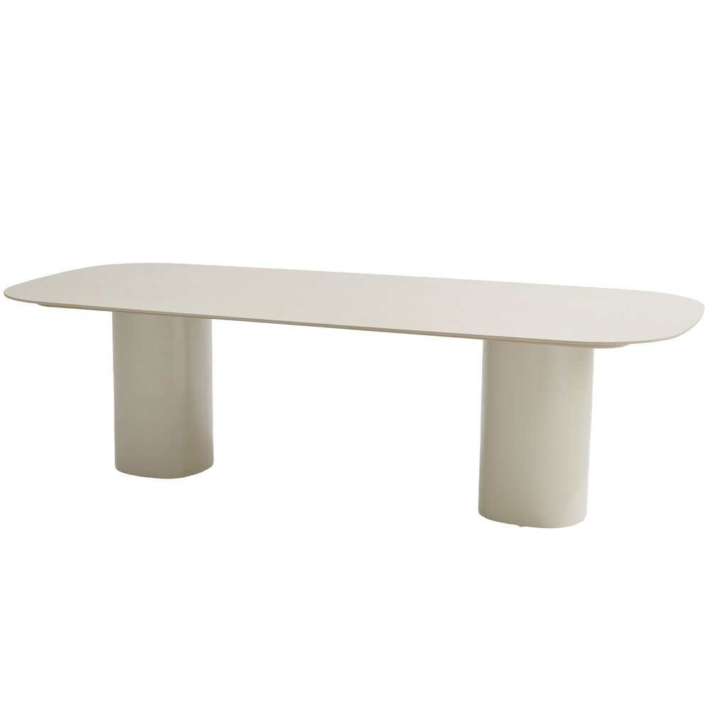 Taste 4SO Bosco low dining tuintafel 240x105xH69 cm keramiek oyster linen Taste 4SO Taste 4SO Bosco low dining tuintafel 240x105xH69 cm keramiek oyster linen Taste 4SO