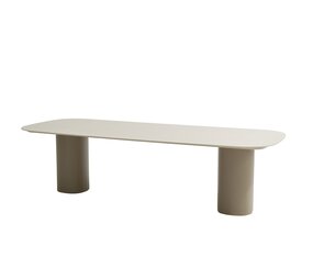 Taste 4SO Bosco dining tuintafel 300x110xH75 cm keramiek oyster mocca Taste 4SO