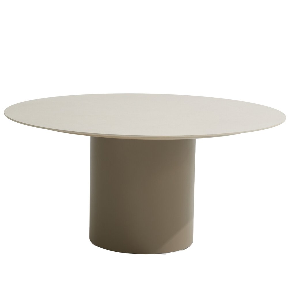 Taste 4SO Bosco dining tuintafel 160xH75 cm rond keramiek oyster mocca Taste 4SO Taste 4SO Bosco dining tuintafel 160xH75 cm rond keramiek oyster mocca Taste 4SO
