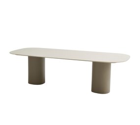Taste 4SO Bosco low dining tuintafel 240x105xH69 cm keramiek oyster mocca Taste 4SO